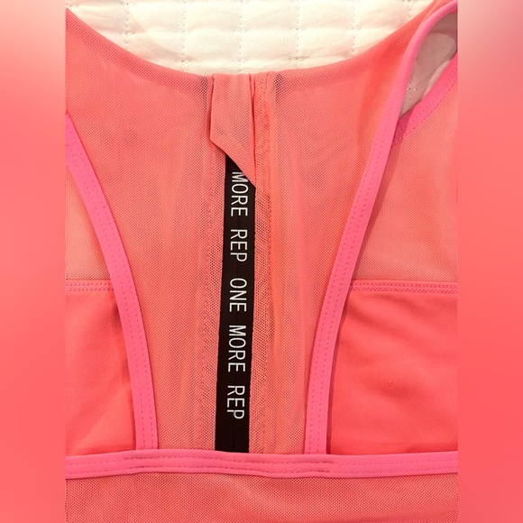 Zyia Active All‎ Star One More Rep Pink Women's Sports Bra- Size Medium - Picture 6 of 8